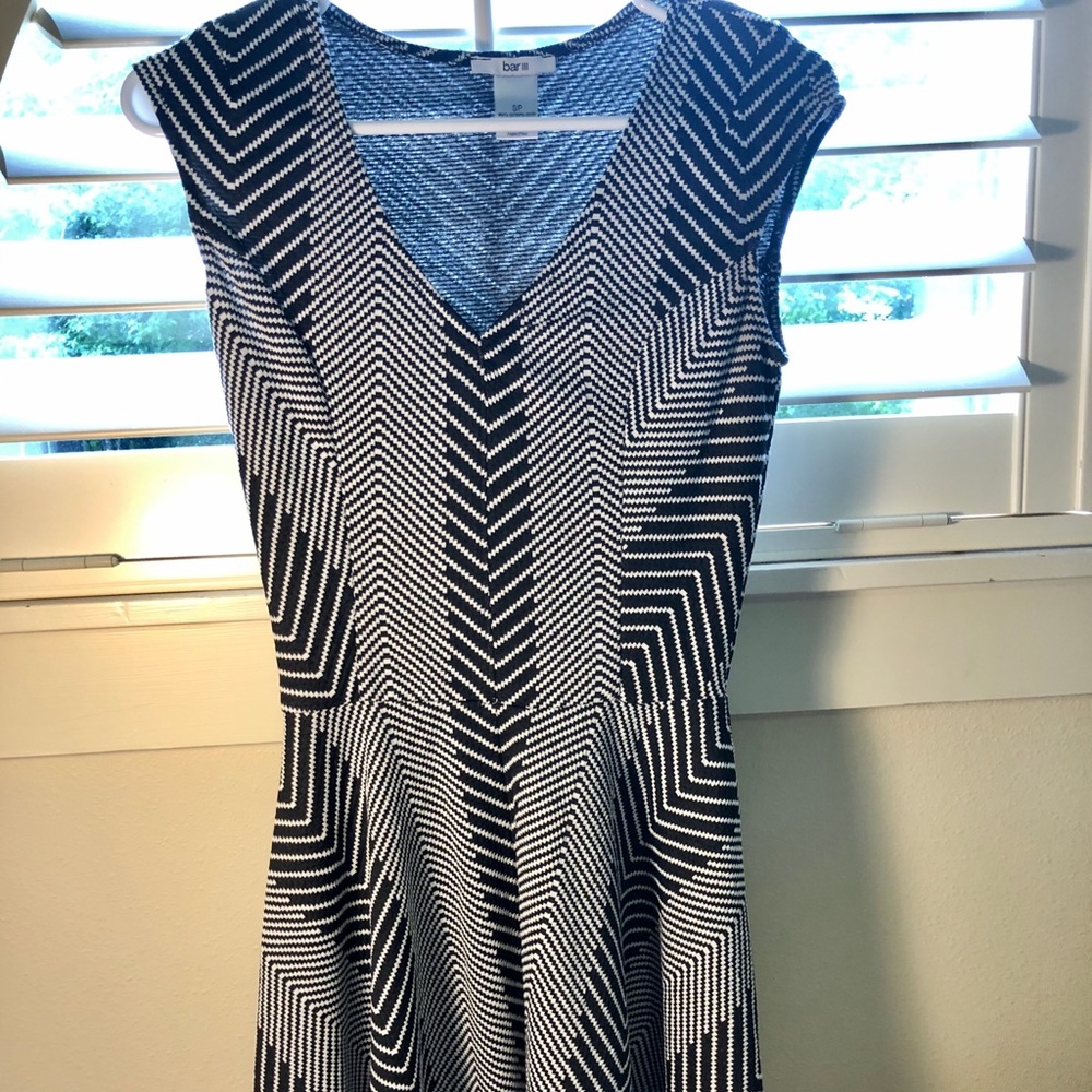 Black and white dress